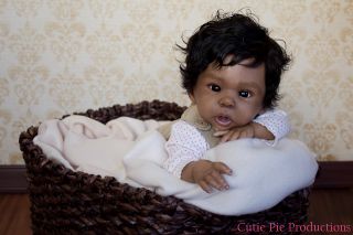Baby AA Ethnic Laura Sculpted by Laura Tuzio Ross 23 Inches