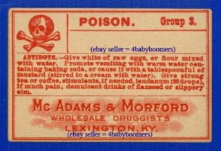 Old Laudanum Poison Opium Antique Drugstore Narcotic Medicine Bottle