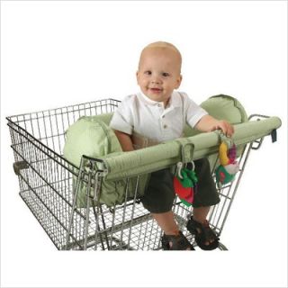 Leachco Prop R Shopper Body Fit Shopping Cart Cover in Green Dot 13563