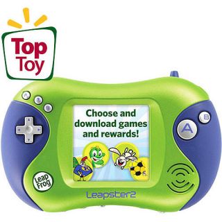 New LeapFrog Leapster2 Learning Game System Leap Frog Green Retail Box