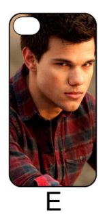 Taylor Lautner iPhone 4 4S 5 Hard Back Cover Case Twilight Jacob Black