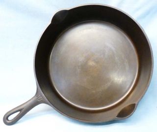 Beautiful Old Griswold Erie PA 10 Deep Cast Iron Skillet 779