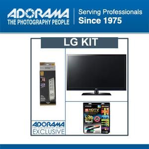 LG 47LV3700 47 inch Class LED LCD TV Bundle LOT47LV3700B