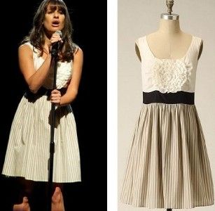 Sz s Lea Michele Glee Anthropologie Burlapp Bold Boutonniere Dress