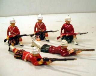 Hill Co Vintage Lead Highlanders Firing in Foreign Service Pith