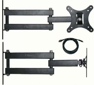 Articulating Arm LCD LED Monitor TV Wall Mount 14 15 18 19 22 23 24 B