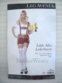 Beer Maid Miss Lederhosen Adult Halloween Costume New