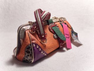 Nicole Lee USA Classic Hobo Tote Satchel Shoulder Handbag Multi Color