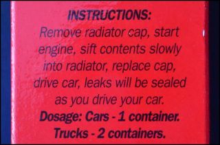 10 New Radiator Stop Leak Containers Repair Car Truck