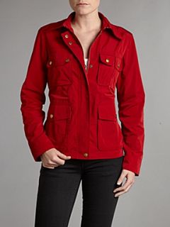 Lauren by Ralph Lauren Ava jacket with pockets Red   