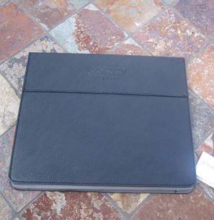 Heritage Web iPad Tablet Case Black Leather F61309 Men or Woman