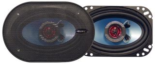 Legacy Car Audio LS462MK Four by Six Two Way Speakers 240 Watt Blue