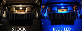 Ford F 150 Single Cab Blue Interior LED Light Bulb Kit