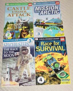 Lego Books Arctic Mission Castle Attack Race Survival