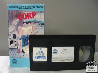 Gorp VHS 1980 Michael Lembeck Dennis Quaid 026359995736