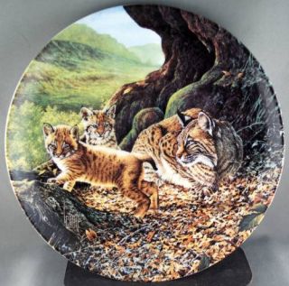 Lee Cable The Bobcat Great Cats of The Americas Collector Plate