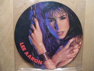 Lee Aaron Barely Holdin on Picture Disc 12 inch NM NM 1985 Special