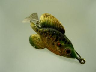 Vintage Fred Arbogast Tin Liz Sunfish Antique Tackle