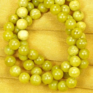 6mm Lemon Jade Gemstone Round Loose Beads Strand 15 2 3