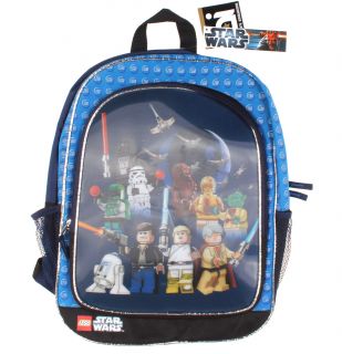 Lego Star Wars Characters Backpack Hans Luke Chewbacca R2D2 C3PO Vader