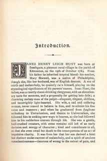 James Henry Leigh Hunt (1784–1859); best known as Leigh Hunt, was