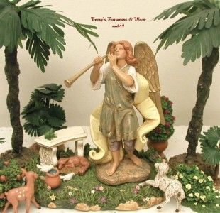 Fontanini Depose Italy Lemuel Herald Angel Nativity Box