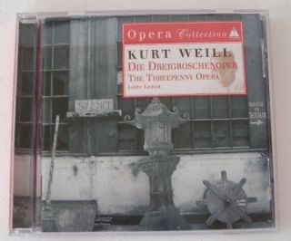 Kurt Weill The Threepenny Opera Lotte Lenya Teldec CD