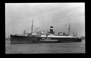 tss.LETITIA 1925(sister to Athenia) Donaldson Line Vintage Shipswheel