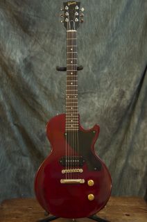 1987 Gibson Les Paul Jr Cherry Finish P90 Guitar Must See GRLC635