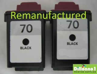 2pk Lexmark 12A1970 70 Black Ink Cartridges 5000 Z45