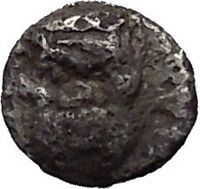 LESBOS city of Methymna 350BC Silenos & Tortoise Hemiobol Silver Greek