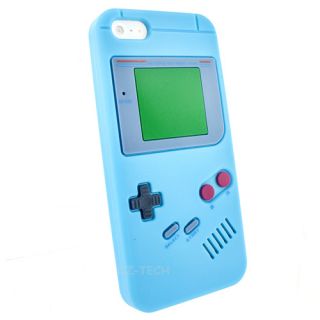 Light Blue Game Boy Silicone Gel Skin Case Cover Apple iPhone 5 5G 6TH