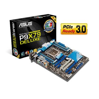 Asus P9X79 Deluxe ATX Motherboard LGA 2011 DDR3 PCIe 3 0 SATA GB LAN