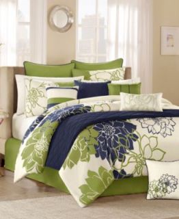 Lola Green 12 Piece Comforter Set   Bed in a Bag   Bed & Bath