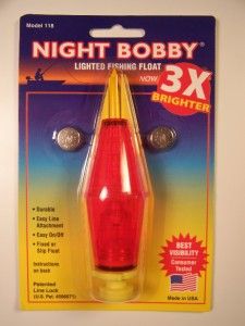 Night Time Fishing Bobber Light Up LED Bobby Equipment