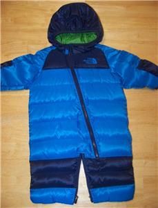 New The North Face Lil Snuggler Down Puffer Snowsuit Bunting 0 3M Baby