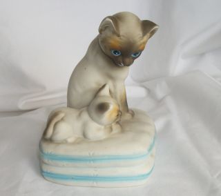 and Kitten Mann Music Box You Light Up My Life Mintcondition
