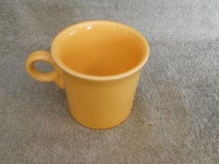 Laughlin Fiesta Ware Yellow Sunflower Light House Coffee Cup Mug USA