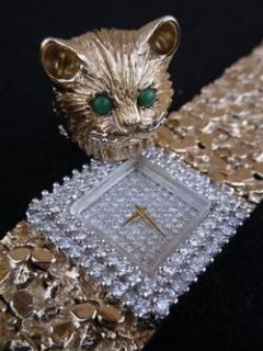 Liberaces Personal Favorite Nugget Gold Diamond Watch