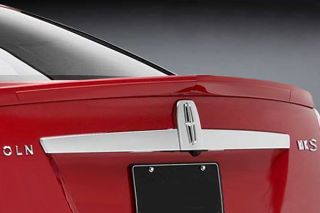 New 09 12 Lincoln MKS Custom Flush Mount Rear Spoiler, ABS Plastic