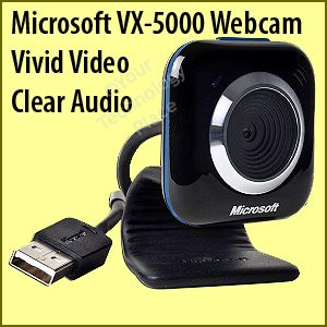 Microsoft LifeCam VX 5000 1.3MP 4X Zoom Color VGA Webcam Microphone