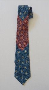 Rush Limbaugh No Boundaries Collection 1996 Silk Tie Mens Necktie Blue