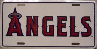 MLB Aluminum License Plate Anaheim Angels New
