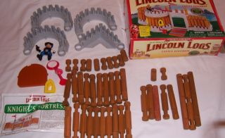 Lincoln Logs Kingdom Knights Fortress Western Frontier Junction
