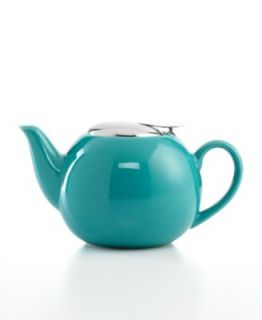 Certified International Teapot, Solid Color 17 oz with Stainless Steel