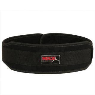 Weight Lifting Belt Gym Training Wide Back Support Brace Black Large