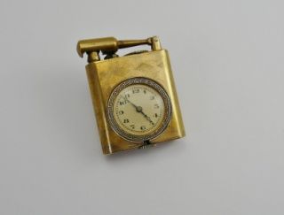 Vintage 1930s Lift Arm Petrol Wick Watch Lighter