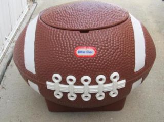 Little Tikes Football Shape Toybox Tailgate Cooler or Hamper