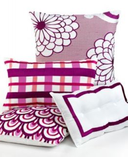 Turk Bedding, Chevron Dots Stripe Border 12 x 20 Decorative Pillow