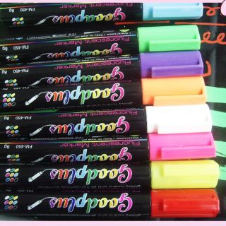 Highlighter Fluorescent Wet Liquid Chalk Neon Marker Pen one pcs